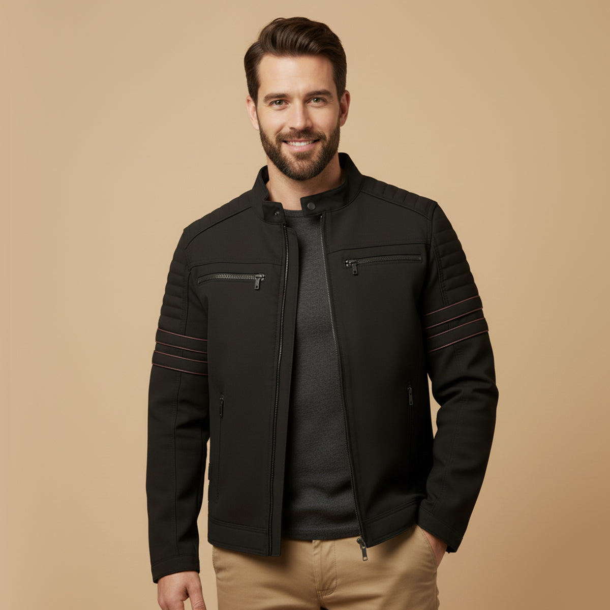 Classic Men's Genuine Leather Jacket