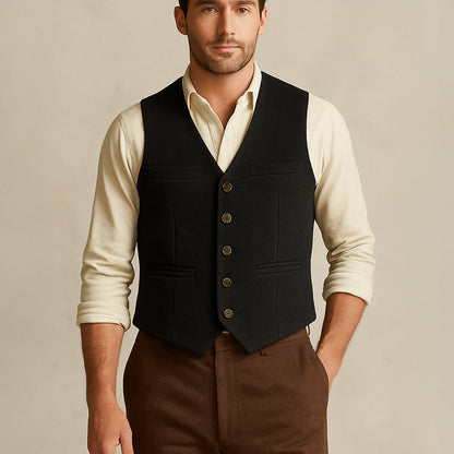 Classic Mens Button Front Waistcoat