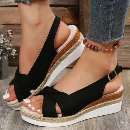 Sturdy Ladies Platform Sandals – Romy-Multicoloured-35-State of Style