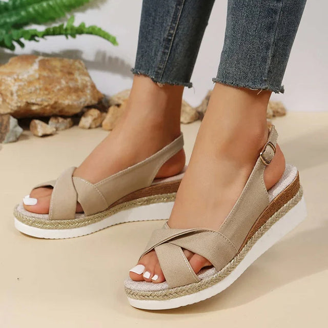 Sturdy Ladies Platform Sandals – Romy-Multicoloured-35-State of Style