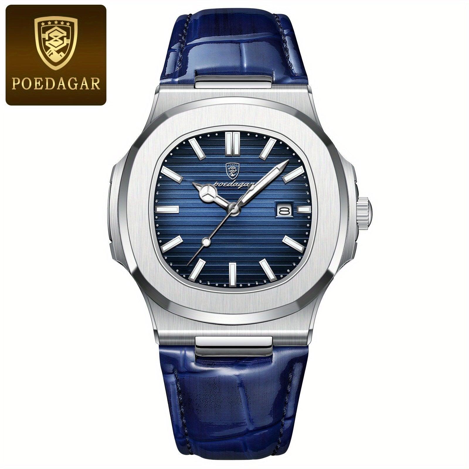 Stylish and Sustainable Men's Wristwatch - ValorLuxe-Blue-Nora Luxe
