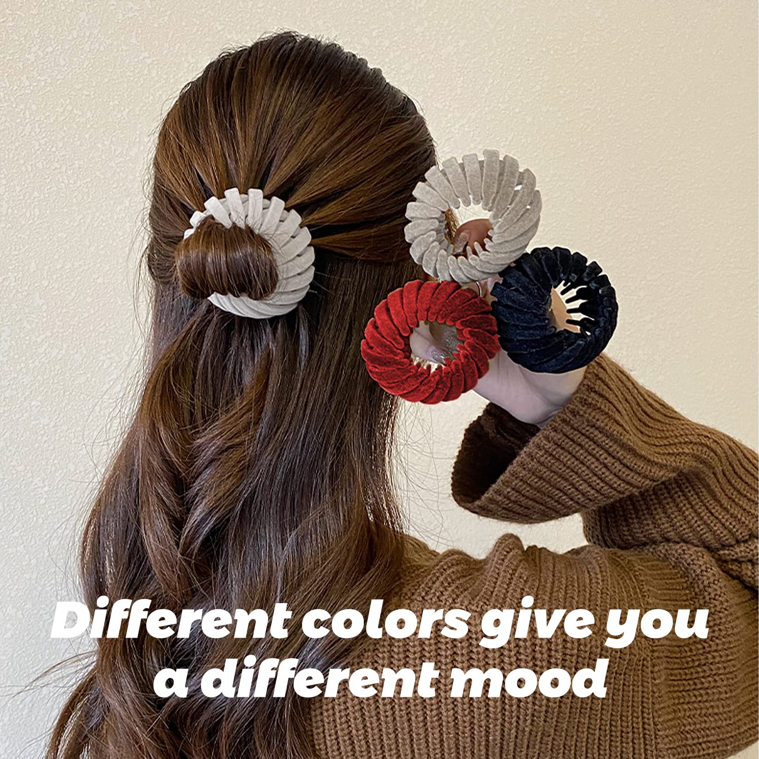 Stylish Bird's Nest Hair Clips - Set of 3-Set 1-Nora Luxe