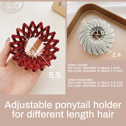 Stylish Bird's Nest Hair Clips - Set of 3-Set 1-Nora Luxe