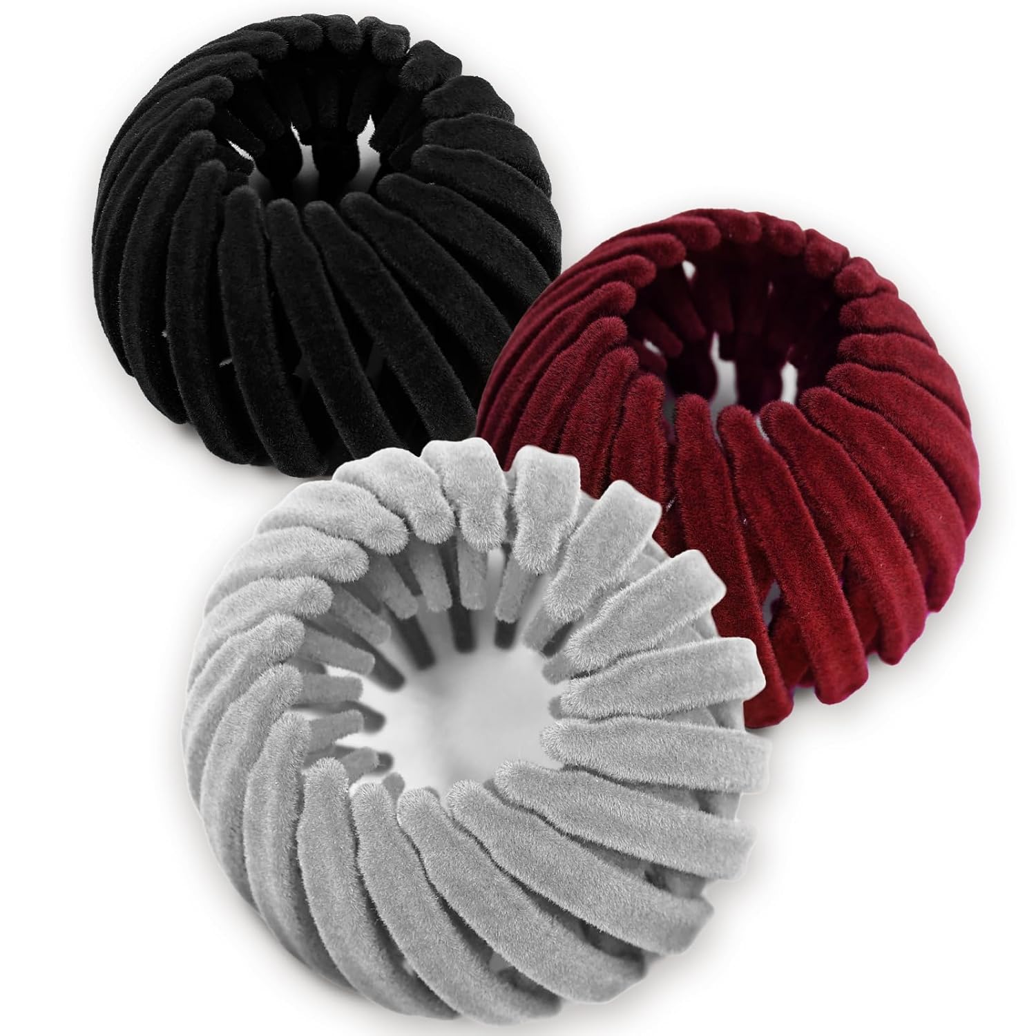 Pretty Hair Barrettes - 3 Piece Set - Pexav