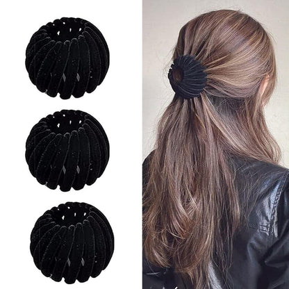 Stylish Bird's Nest Hair Clips - Set of 3-Set 4-Nora Luxe