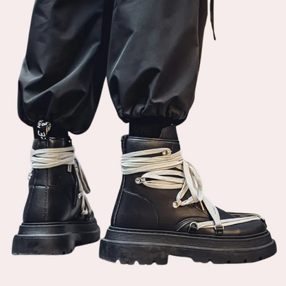 Stylish Black Men's Boots - Vince-6-Nora Luxe