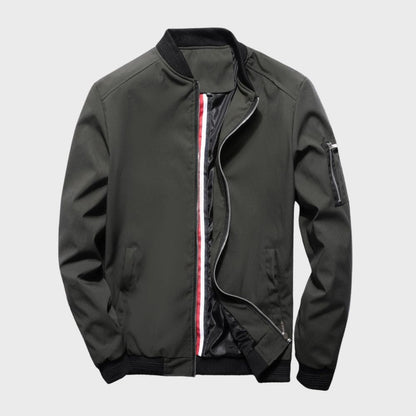 Stylish Bomber Jacket for Men - Rafa-Blue-M-Nora Luxe