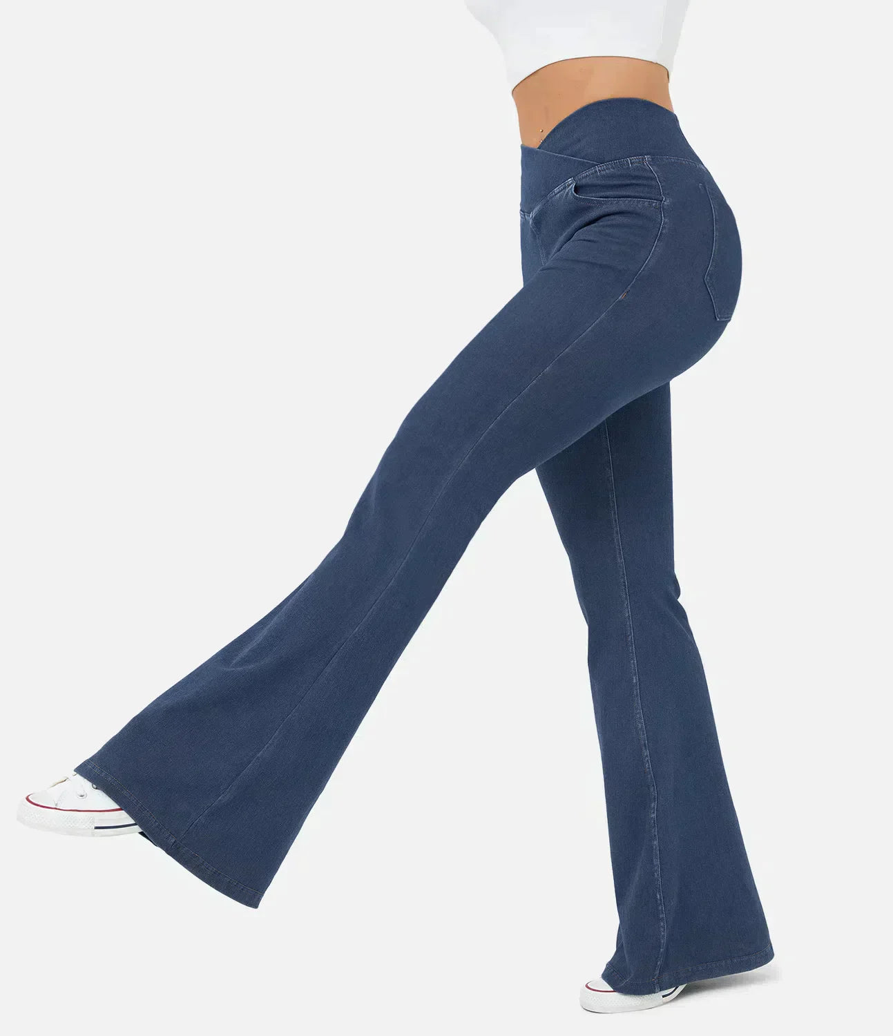 Stylish Bootcut Jeans for Women - Rosa-Blue-S-Nora Luxe
