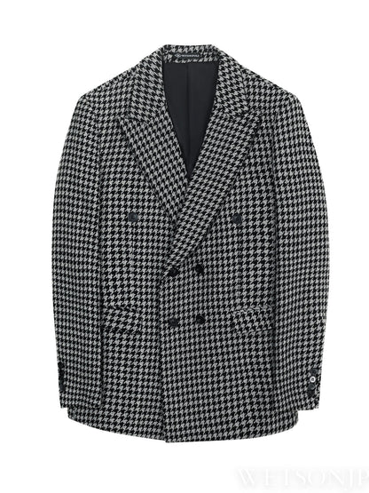 Stylish Checked Men's Blazer - Oliver-S-Nora Luxe