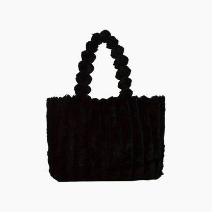 Stylish Chunky Shoulder Bag - Evi-Black-Nora Luxe
