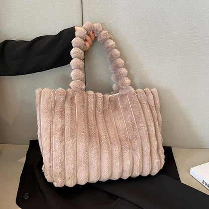 Stylish Chunky Shoulder Bag - Evi-Khaki-Nora Luxe