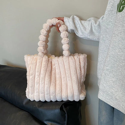 Stylish Chunky Shoulder Bag - Evi-Khaki-Nora Luxe