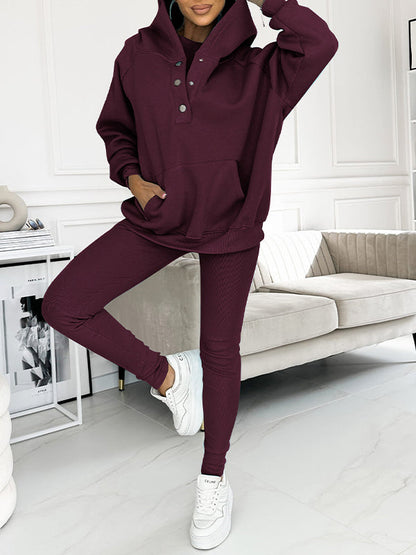 Stylish Comfort Set for Ladies – Elvira-Dark purple-S-The Livary
