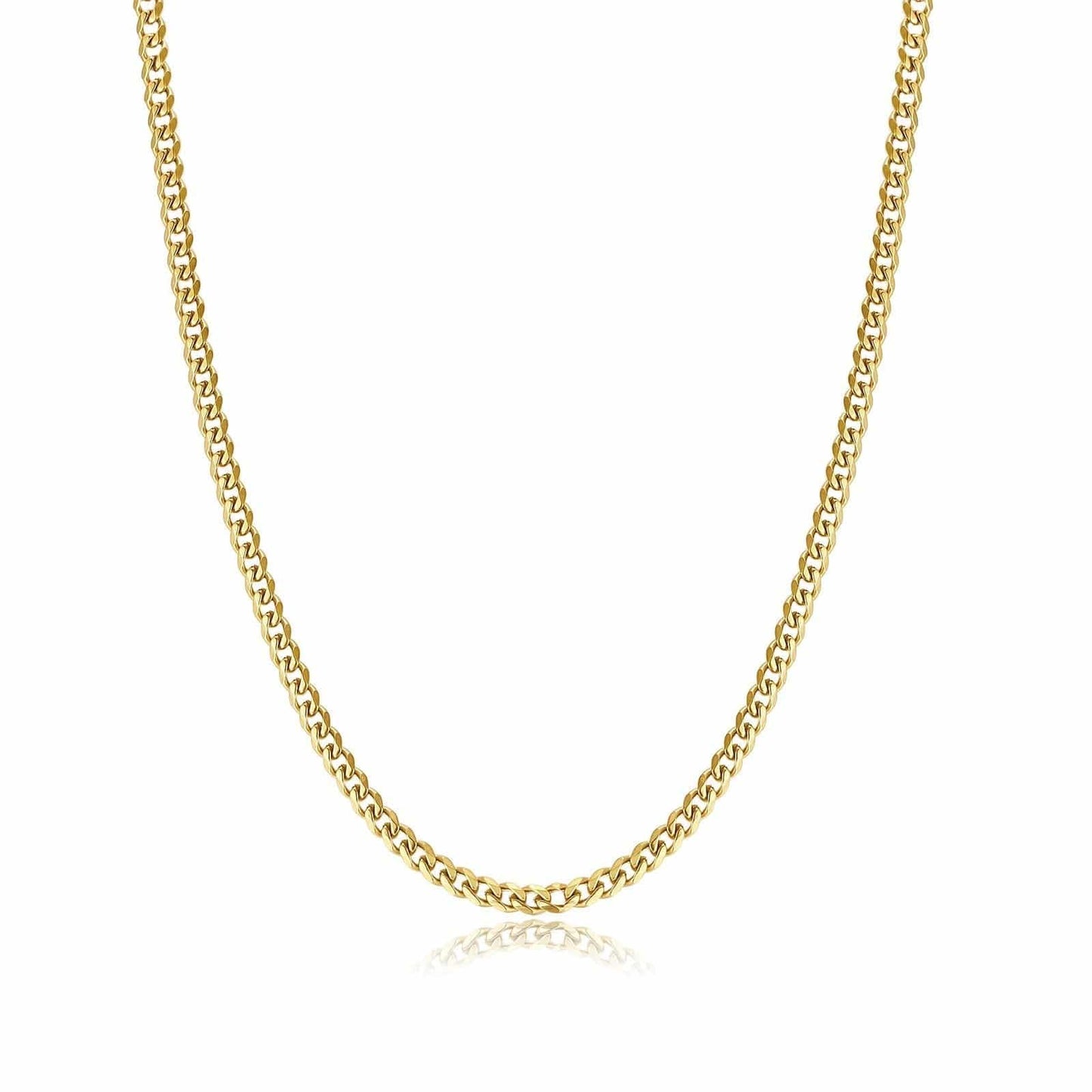 Stylish Cuban Link Necklace - Noah-Gold-0.12 in-Nora Luxe