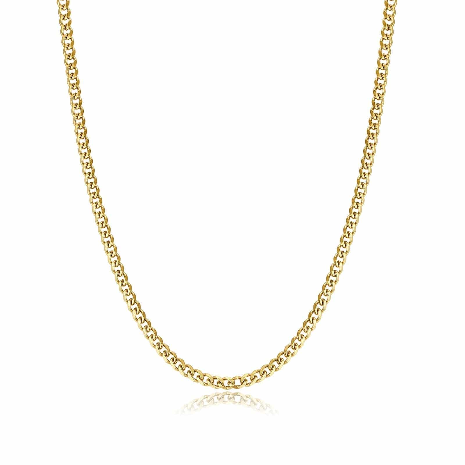 Stylish Cuban Link Necklace - Noah-Gold-0.12 in-Nora Luxe