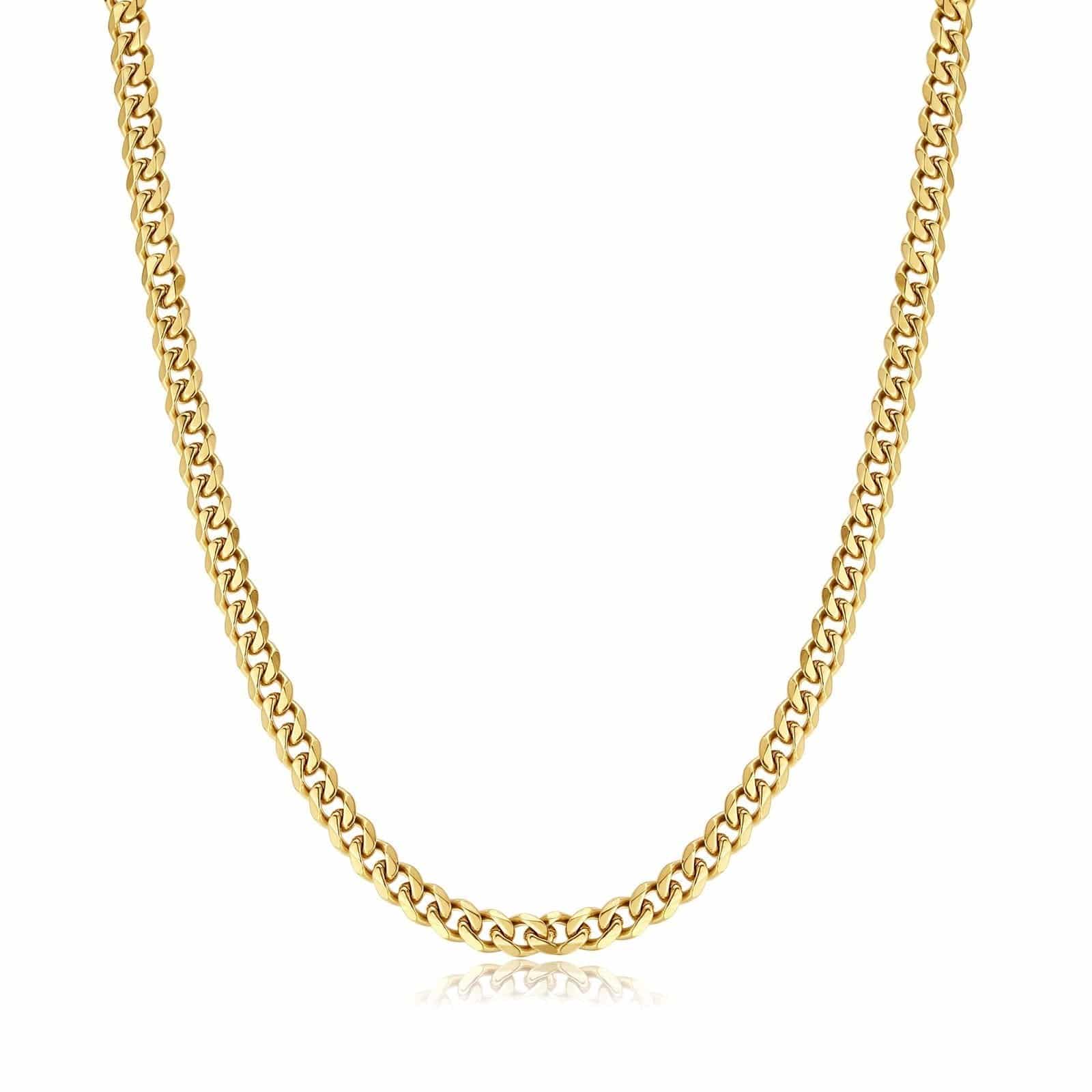 Stylish Cuban Link Necklace - Noah-Gold-0.20 in-Nora Luxe