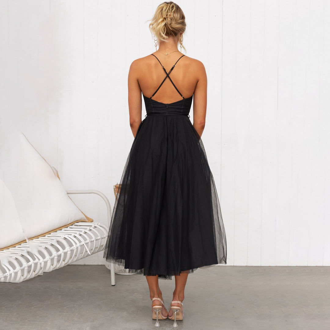Stylish Festive Midi Dress - Luna-Pink-2XS-Nora Luxe