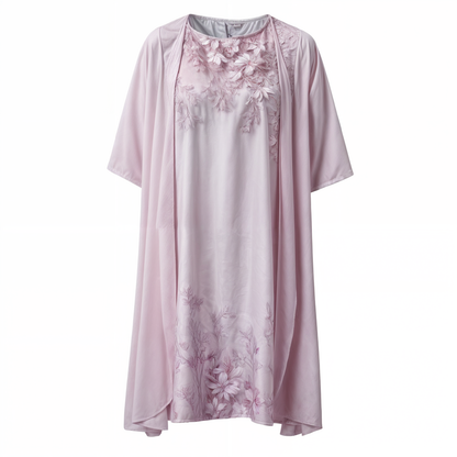 Stylish Floral A-Line Dress with Waistcoat for Women – Miray-Blue Star-M-Nora Luxe