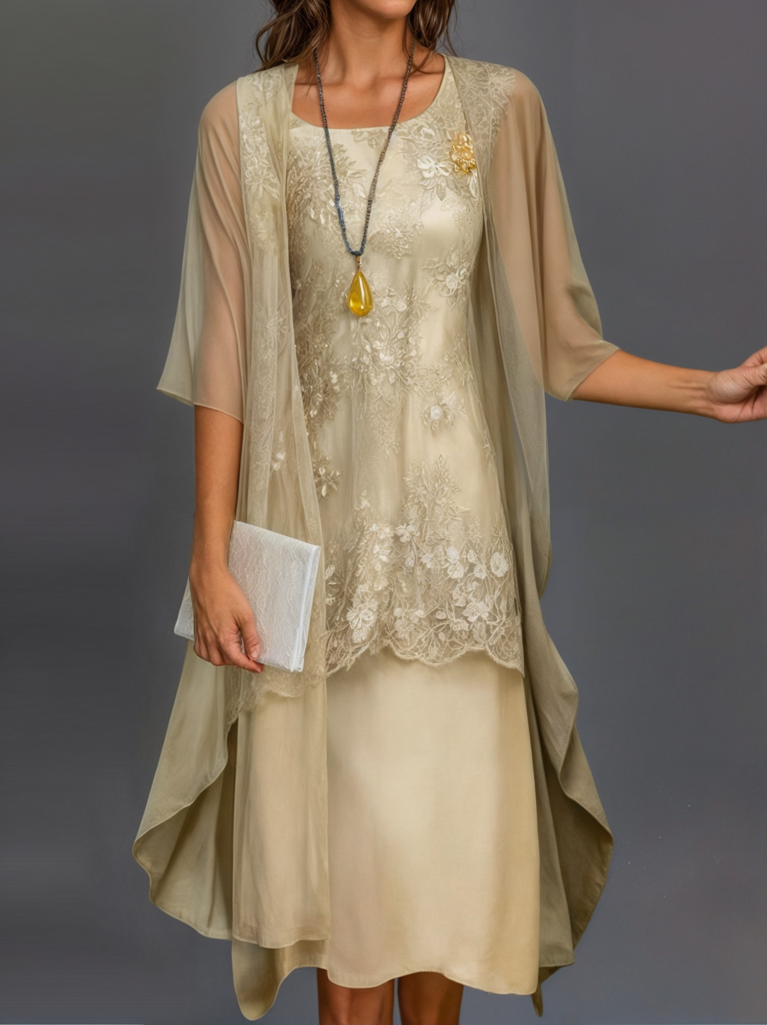 Stylish Floral A-Line Dress with Waistcoat for Women – Miray-Daffodil-M-Nora Luxe