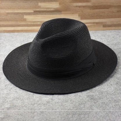 Stylish Handmade Panama Hat - Benito-Black-Nora Luxe