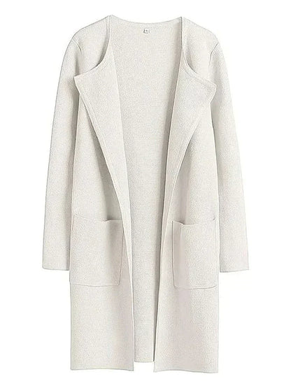 Stylish Ladies' Cardigan - Djamila-Brown-S (4-6)-Nora Luxe