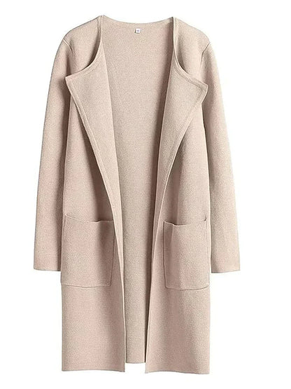 Stylish Ladies' Cardigan - Djamila-Brown-S (4-6)-Nora Luxe