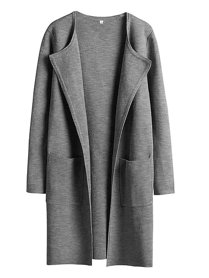 Stylish Ladies' Cardigan - Djamila-Brown-S (4-6)-Nora Luxe