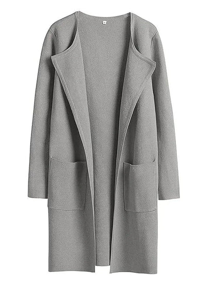 Stylish Ladies' Cardigan - Djamila-Brown-S (4-6)-Nora Luxe