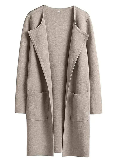Stylish Ladies' Cardigan - Djamila-Brown-S (4-6)-Nora Luxe
