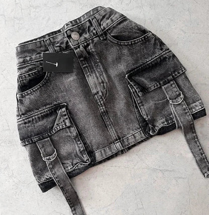 Classic Women's Blue Jeans Skirt - Pexav