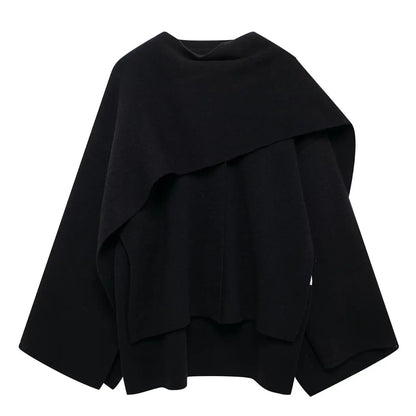 Large Cozy Wrap Poncho - Nocini