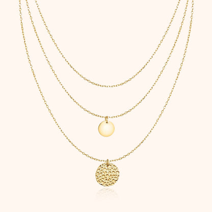 Stylish Layered Necklace - Aurora-Gold-Nora Luxe