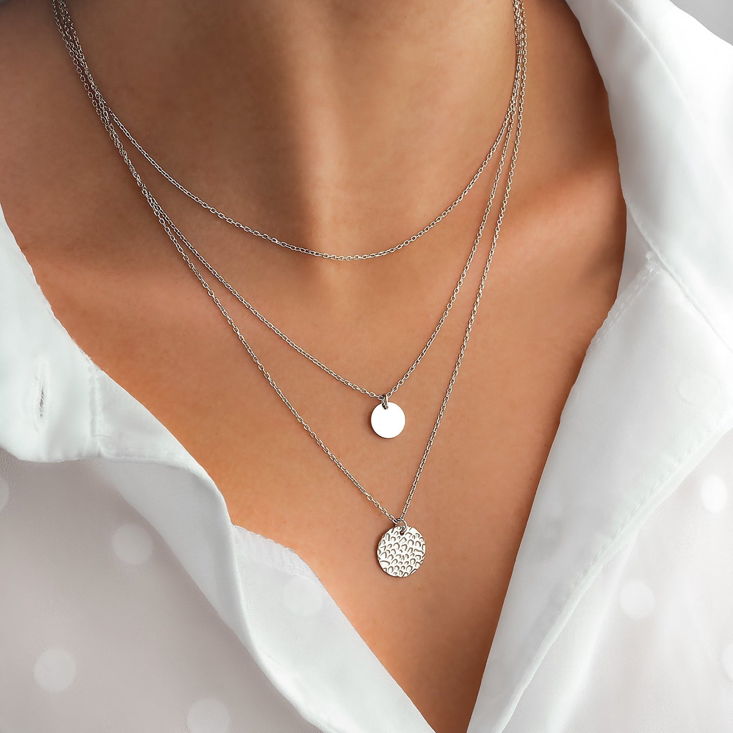 Beautiful Multi Layer Chain Necklace - Pexav