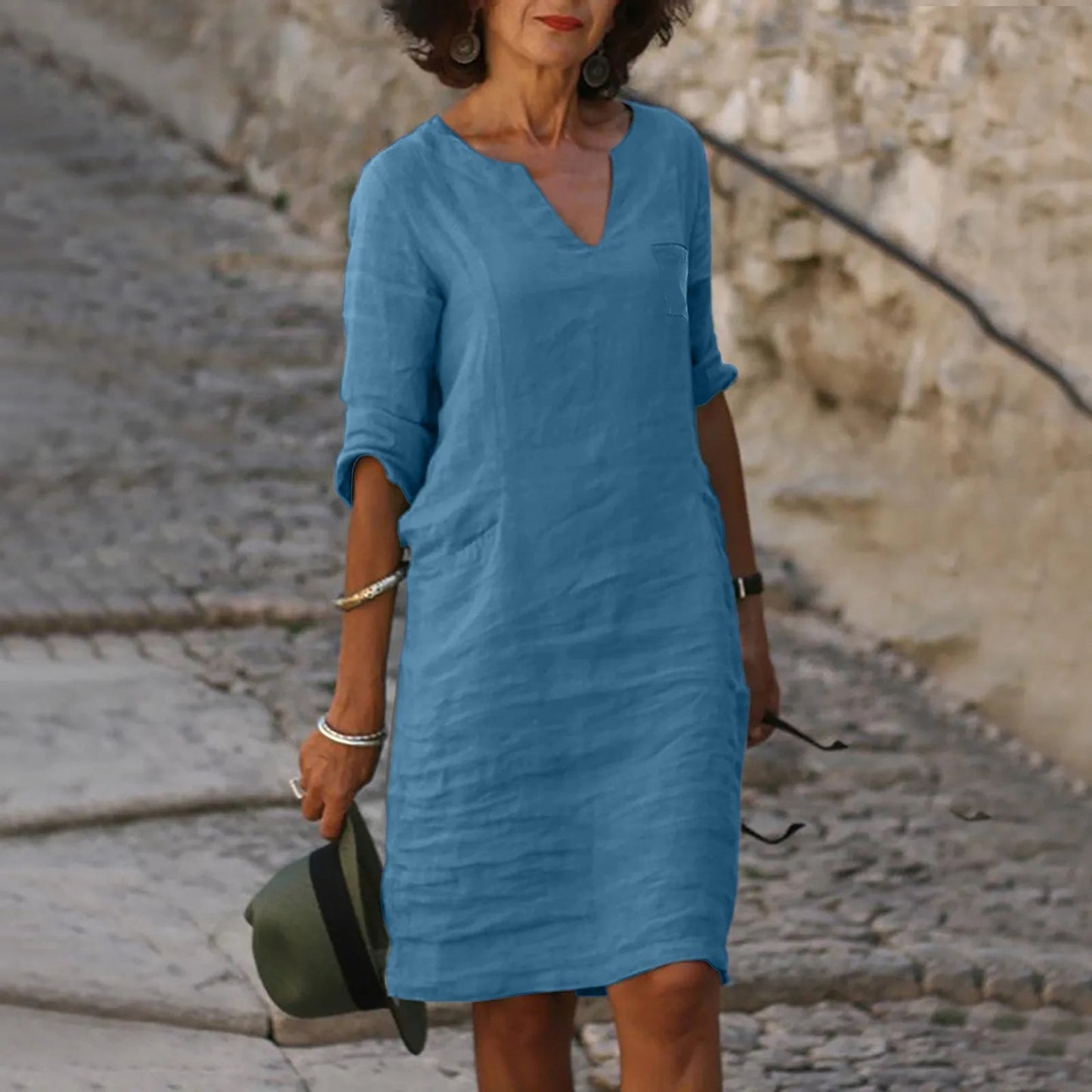 Elegant Casual Summer Sundress - Pexav