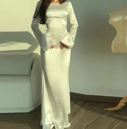 Elegant Women's Long Dress - Elisa - Pexav
