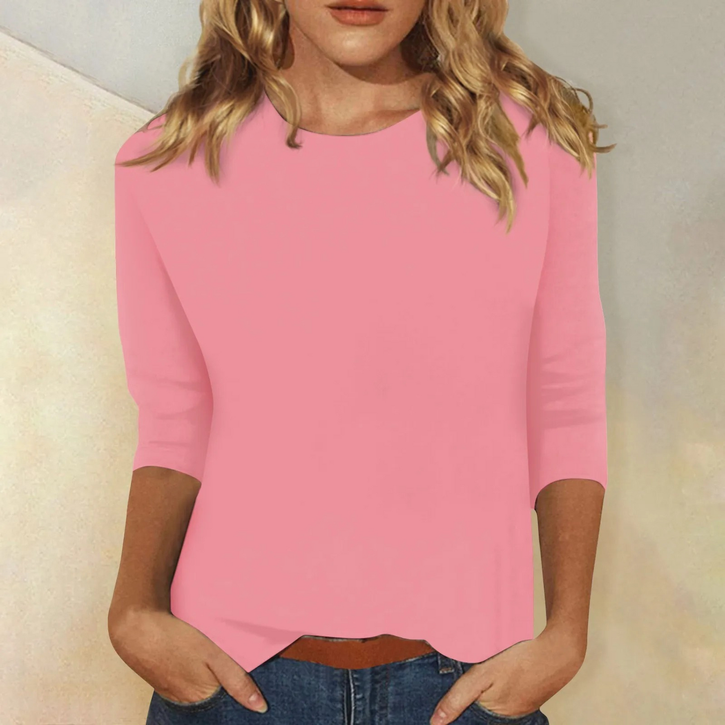 Elegant Women's Long Sleeve Top - Ava - Pexav