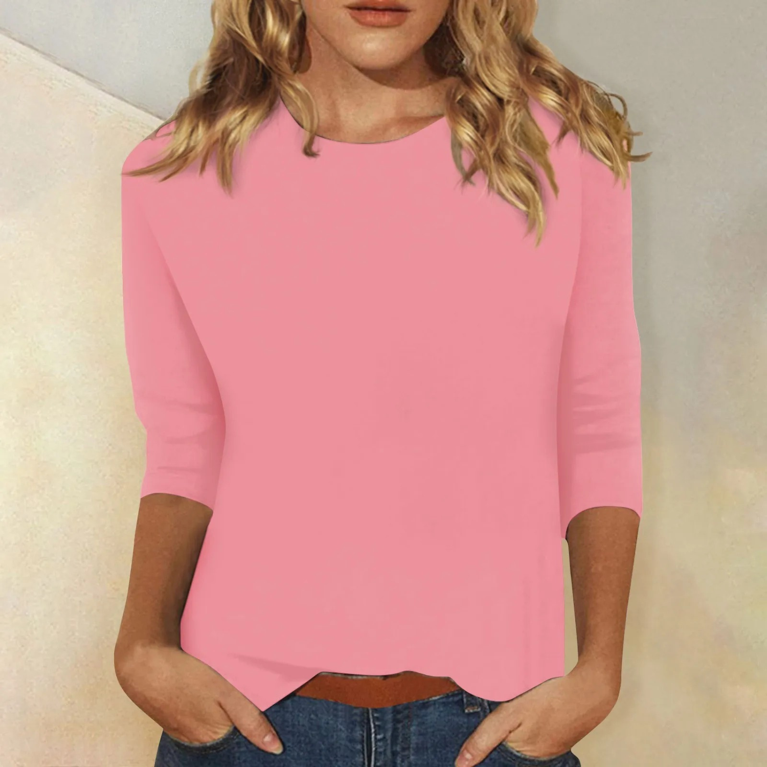 Elegant Women's Long Sleeve Top - Ava - Pexav