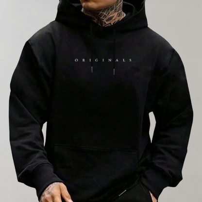 Stylish Men's Hoodie - Noah-Black-S-Nora Luxe