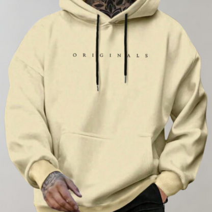 Stylish Men's Hoodie - Noah-Yellow-S-Nora Luxe
