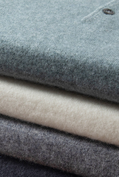 Stylish men's polo made from cashmere-merino wool – Levano-S-Nora Luxe