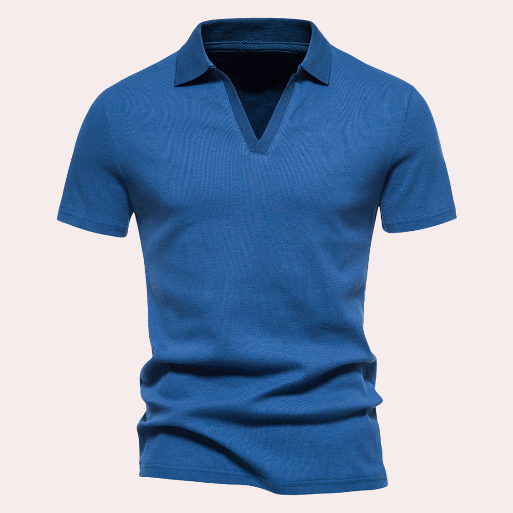 Classic Mens Golf Polo Shirt - Pexav