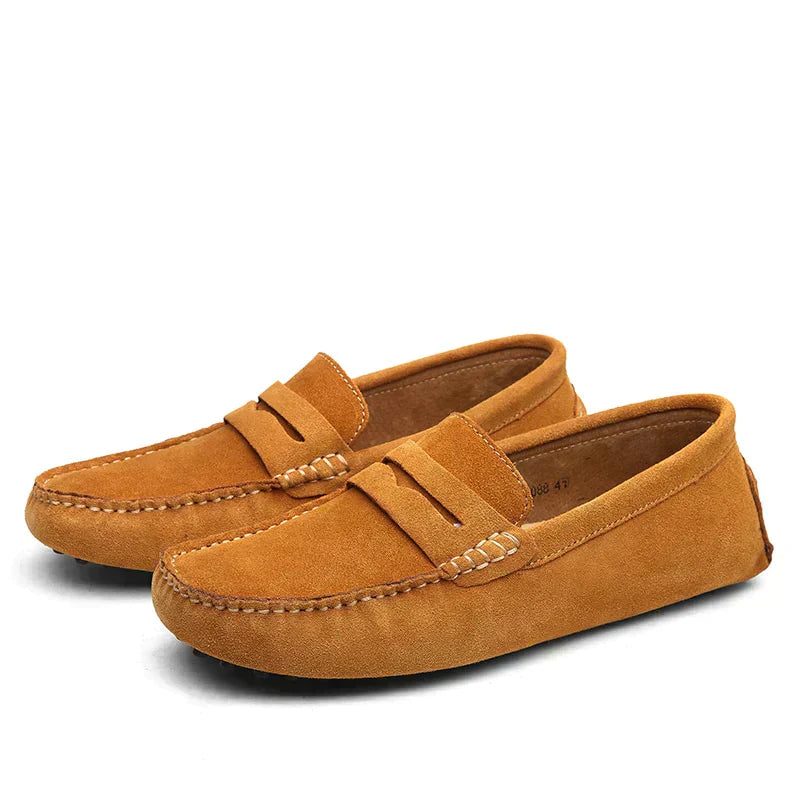 Stylish Men's Shoes - Hugo-Light brown-6-Nora Luxe