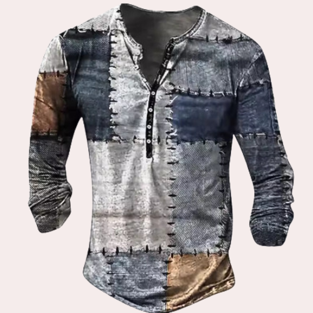 Stylish Men's Sweatshirt – Luca-Blue-S-The Livary