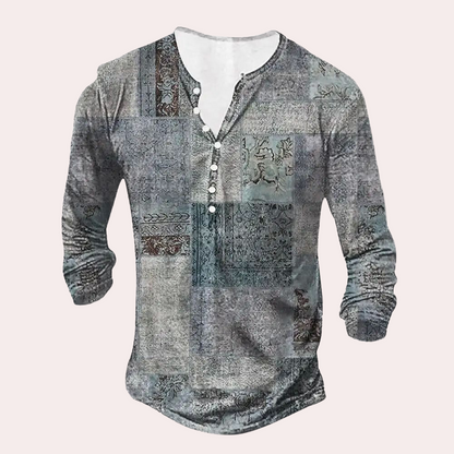 Stylish Men's Sweatshirt – Luca-Grey-S-The Livary