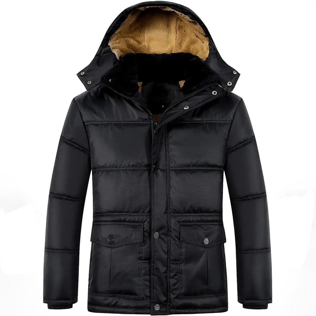 Warm Men's Parka Jacket - Lucas - Pexav