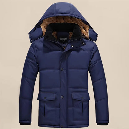 Stylish Men's Winter Coat - Lucas-Marine Blue-XXS-Nora Luxe
