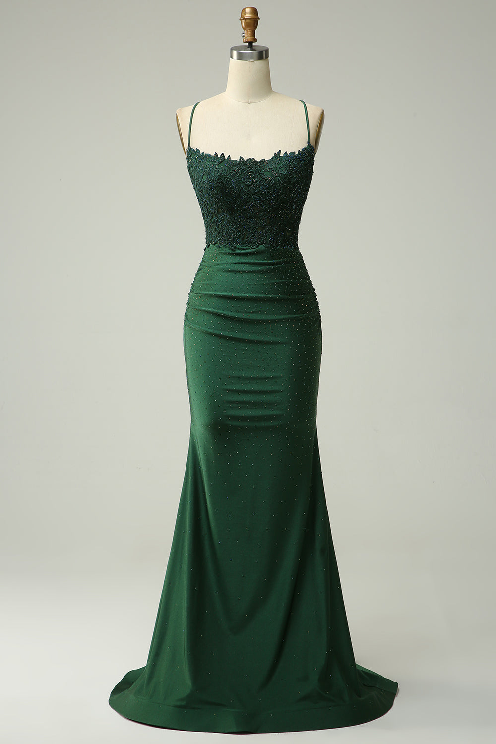 Beautiful Ocean Blue Formal Evening Dress - Pexav