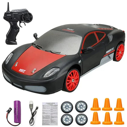 Stylish Mini Drifter for Exciting Adventures - SwiftDrift-Ferrari 360 Modena Black/Red-Nora Luxe