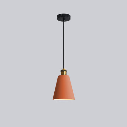 Stylish Morandi Design LED Pendant Light - MoraGlow-A-Orange-Nora Luxe