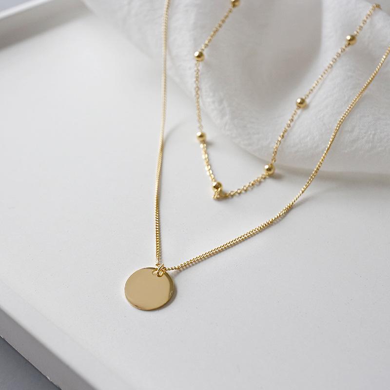 Fashionable Layered Chain Necklace - Pexav